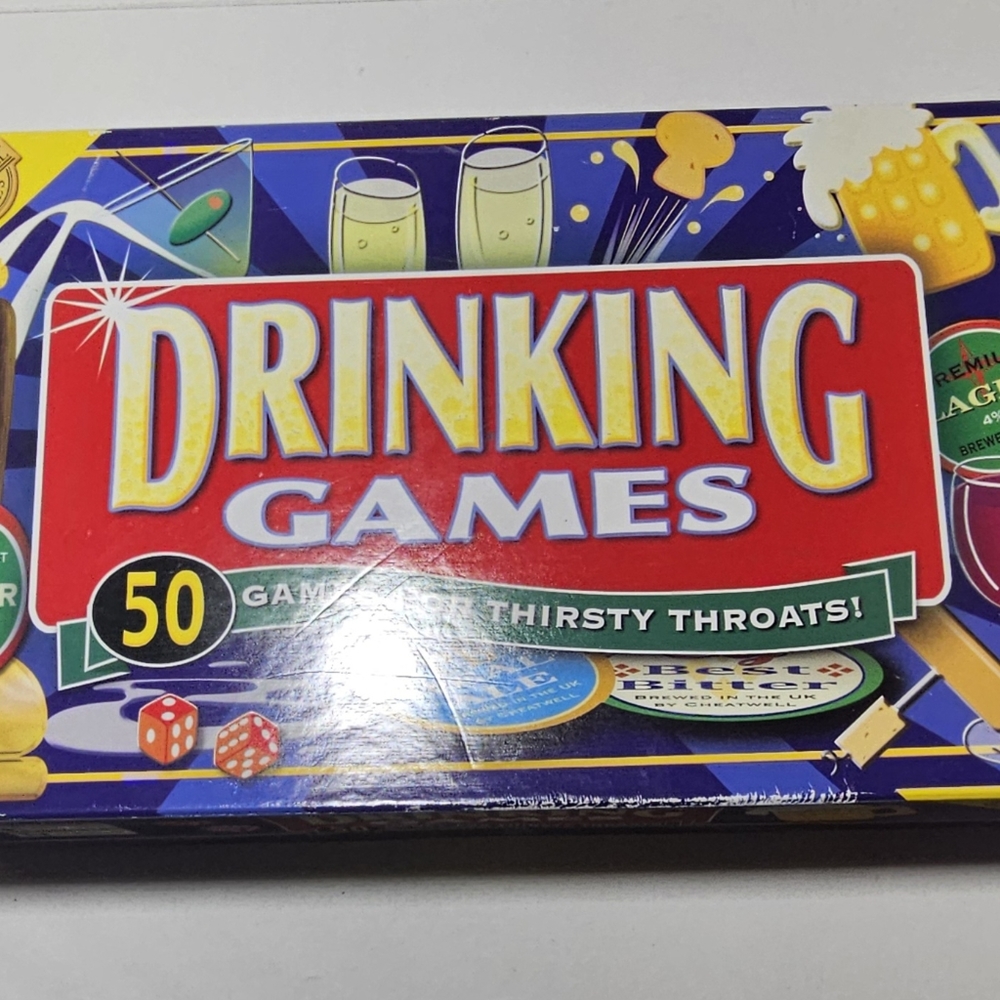 Cheatwell Drinking Games.  50 Games New Open Box.   For age 21+